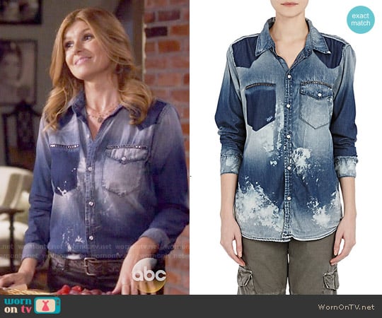 NSF Distressed Leslie Shirt worn by Rayna Jaymes (Connie Britton) on Nashville