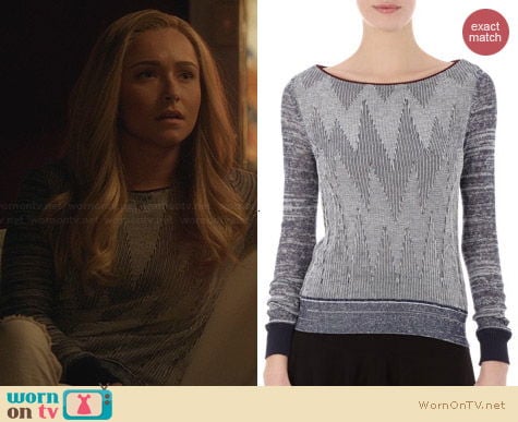 O'2nd Chevron Knit Lux Sweater worn by Hayden Panettiere on Nashville