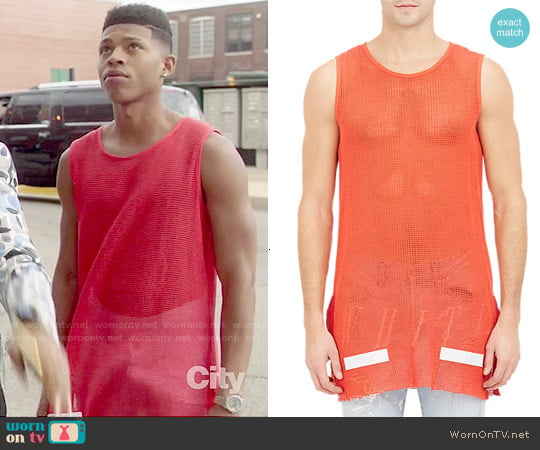 Off-White c/o Virgil Abloh Mesh Tank worn by Hakeem Lyon (Bryshere Y. Gray) on Empire