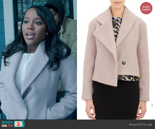 Opening Ceremony Morgane Cropped Jacket worn by Michaela Pratt (Aja Naomi King) on How to Get Away with Murder