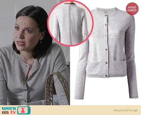 OUAT Fashion: By Malene Birger Lurex Insert Cardigan worn by Lana Parilla