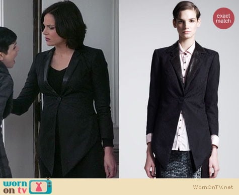 OUAT Fashion: Kelly Wearstler Metropolis jacket worn by Lana Parrilla