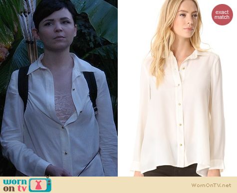 OUAT Fashion: Marc by Marc Jacobs Alex Silk blouse worn by Ginnifer Goodwin