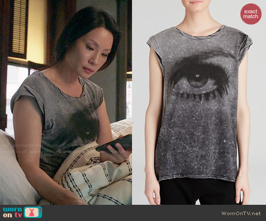 Pam & Gela Frankie Eye Tee worn by Joan Watson (Lucy Liu) on Elementary