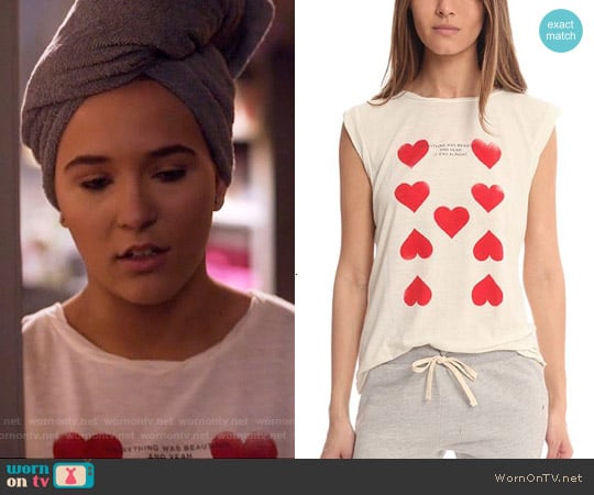 Pam & Gela Frankie Heart Tank worn by Maddie Jaymes (Lennon Stella) on Nashville