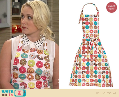 Paper Source Donuts Apron worn by Emily Osment on Young & Hungry