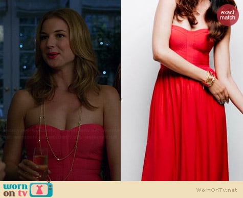 Parker Bayou Gown worn by Emily VanCamp on Revenge