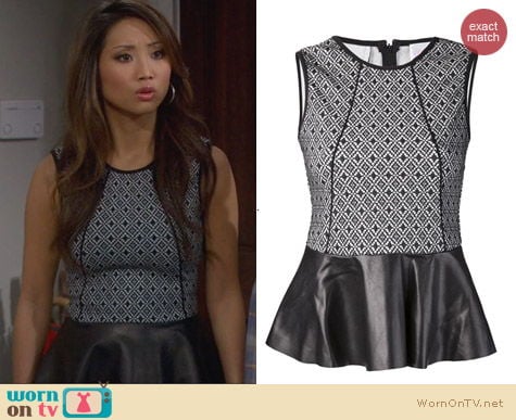 Parker Cove top worn by Brenda Song on Dads