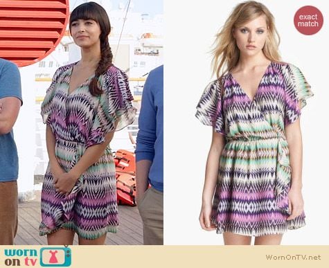 Parker Flora Shockwave Dress worn by Hannah Simone on New Girl