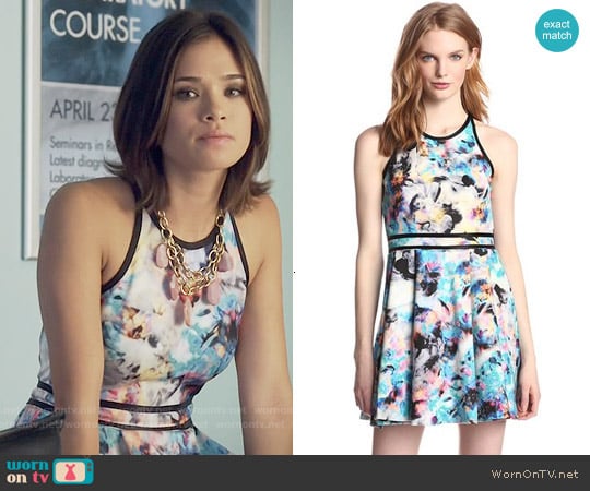 Parker Emmy Dress in Floreale worn by Heather Chandler (Nicole Gale Anderson) on Beauty and the Beast