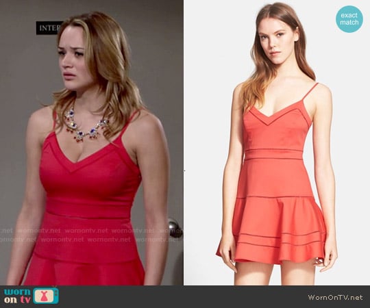 Parker Gunther Dress worn by Summer Newman (Hunter King) on The Young and the Restless