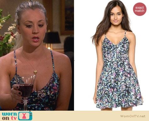 Parker Juliet Dress in Lanai worn by Kaley Cuoco on The Big Bang Theory