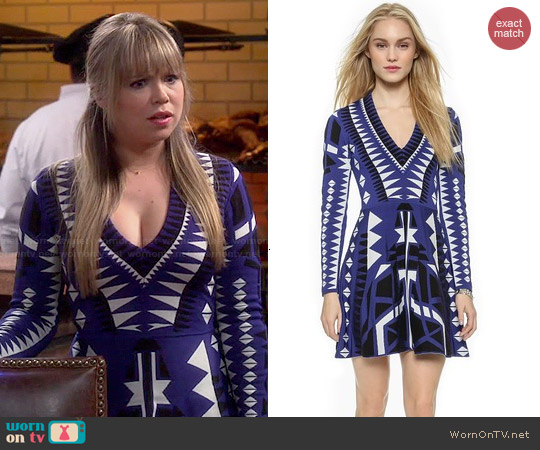 Parker Napa Knit Dress in Emporer worn by Kristin Baxter (Amanda Fuller) on Last Man Standing