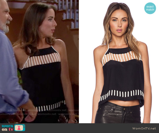 Parker Tahoe Tank in Black worn by Ivy Forrester (Ashleigh Brewer) on The Bold and the Beautiful