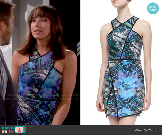 Parker Tobias Dress in Sumatra worn by Ivy Forrester (Ashleigh Brewer) on The Bold and the Beautiful