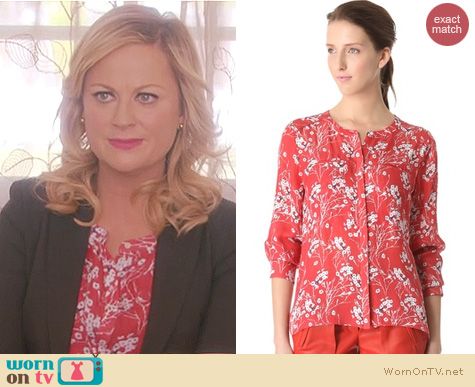 Parks and Rec Fashion: A.L.C. Molly blouse worn by Amy Poehler