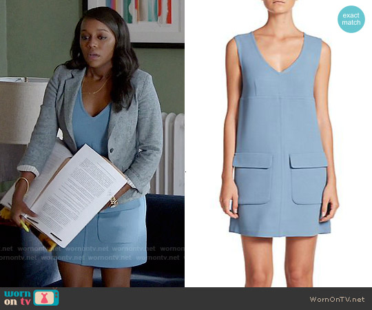 P.A.R.O.S.H. Lakix Shift Dress worn by Michaela Pratt (Aja Naomi King) on How to Get Away with Murder