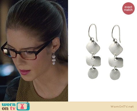 Peggy Li Windchime Earrings worn by Emily Bett Rickards on Arrow