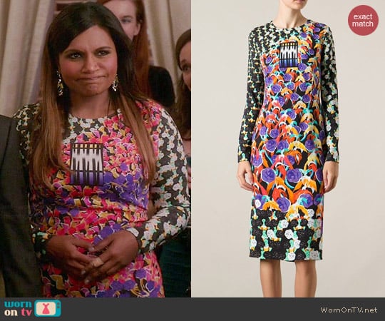 Peter Pilotto Kia Dress worn by Mindy Lahiri (Mindy Kaling) on The Mindy Project