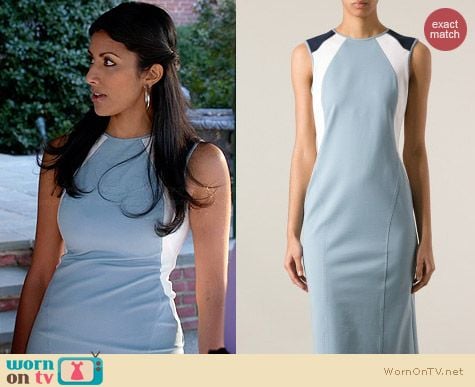 Philosophy Di Alberta Ferretti Panelled Dress worn by Reshma Shetty on Royal Pains