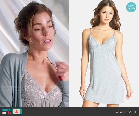 PJ Salvage 'Rayon Basics' Lace Trim Knit Chemise worn by Marisol Duarte (Ana Ortiz) on Devious Maids