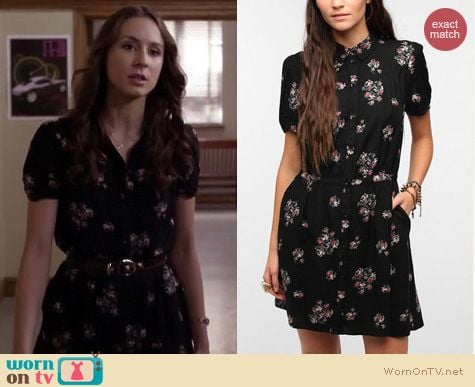 PLL Dresses: Kimchi Blue Winnie Western Shirtdress worn by Troian Bellisario