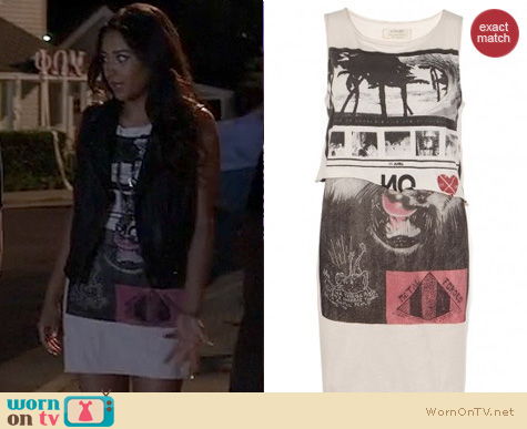 PLL Fashion: All Saints Split Heaven Dress worn by Shay Mitchell