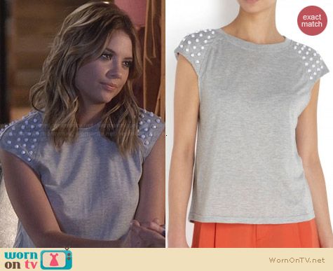 PLL Fashion: Finders Keepers Wake Up Call Tee worn by Ashley Benson