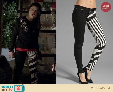 PLL Fashion: Frankie B Gemini Jeans worn by Lucy Hale