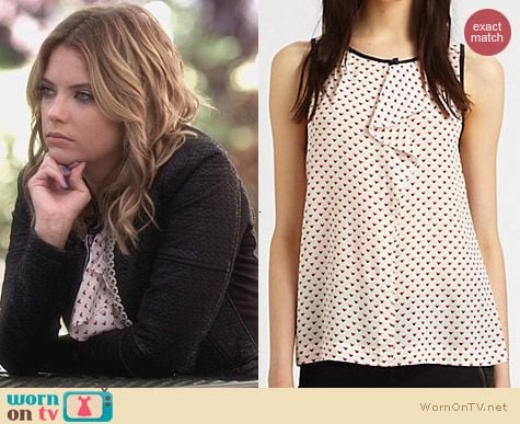 Fashion of PLL: Marc by Marc Jacobs Vivie Tank worn by Ashley Benson