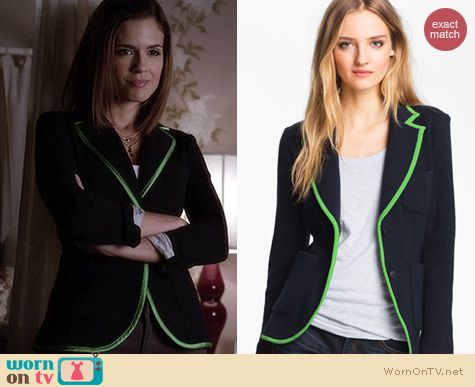 PLL Fashion: Rag and Bone Bromley Blazer worn by Torrey DeVitto