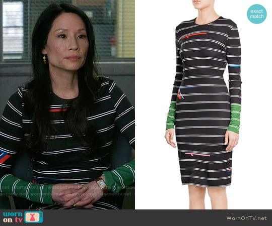 Preen By Thornton Bregazzi Gela Midi Dress worn by Joan Watson (Lucy Liu) on Elementary