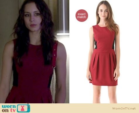 Pretty Little Liars Fashion: Theory Darua dress worn by Troian Bellasario