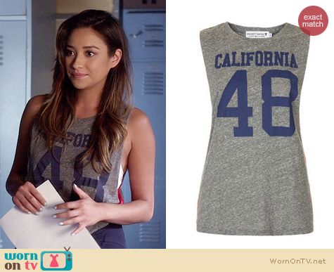 Project Social Cali Tank worn by Shay Mitchell on PLL