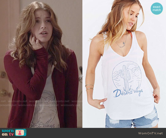 Project Social Desert Days Tank Top worn by Audrey Pitagorski (Paige Spara) on Kevin from Work