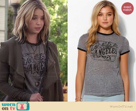 Project Social Los Angeles Tee worn by Ashley Benson on PLL