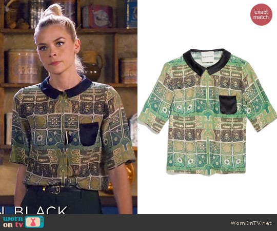 Rachel Antonoff McCormick Blouse worn by Lemon Breeland (Jaime King) on Hart of Dixie