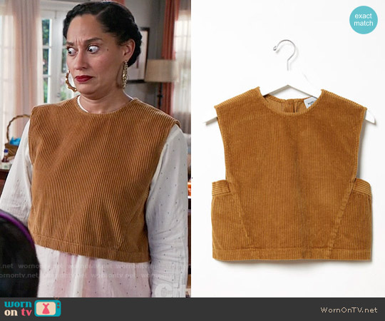 Rachel Comey Yana Top worn by Rainbow Johnson (Tracee Ellis Ross) on Black-ish