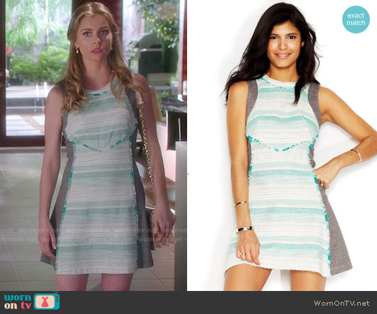 Rachel Roy Tweed Combo Dress worn by Taylor Stappord (Brianna Brown) on Devious Maids