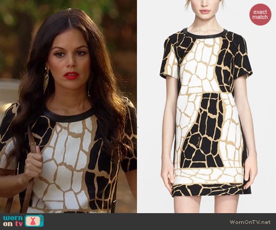 Rachel Zoe Landon Giraffe Print Dress worn by Rachel Bilson on Hart of Dixie