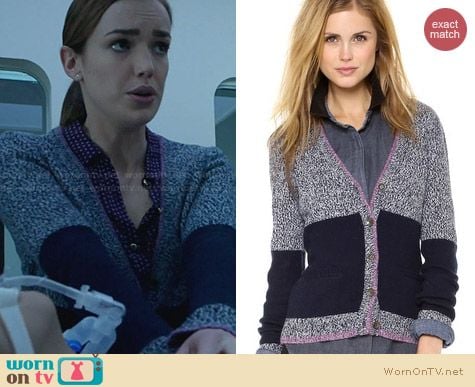 Rag & Bone Claire Cardigan worn by Elizabeth Henstridge on Agents of SHIELD