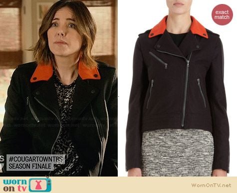 Rag & Bone Bowery Jacket worn by Christa Miller on Cougar Town