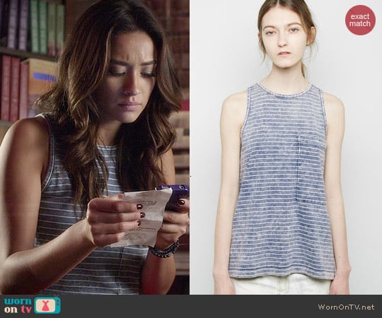 Rag & Bone Bowery Tank worn by Emily Fields (Shay Mitchell) on Pretty Little Liars