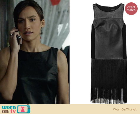 Rag & Bone Corina Fringe Dress worn by Nina Lisandrello on BATB