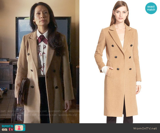 Rag & Bone Faye Coat worn by Joan Watson (Lucy Liu) on Elementary