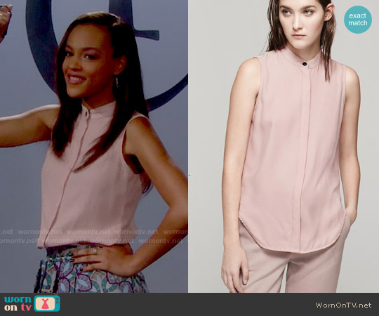 Rag & Bone Kent Shirt worn by Nicole Avant (Reign Edwards) on The Bold and the Beautiful