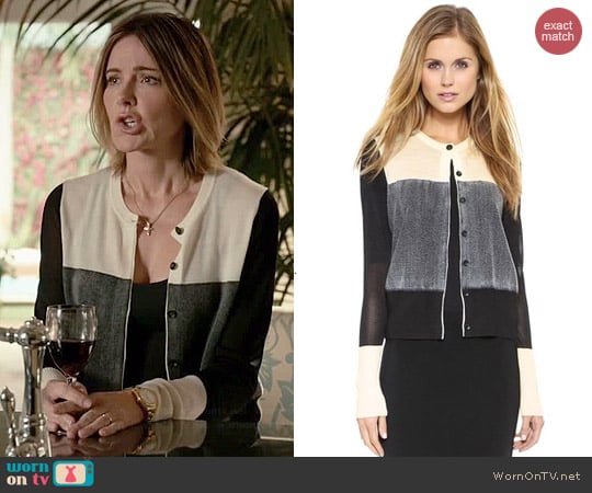 Rag & Bone Marissa Cardigan worn by Christa Miller on Cougar Town