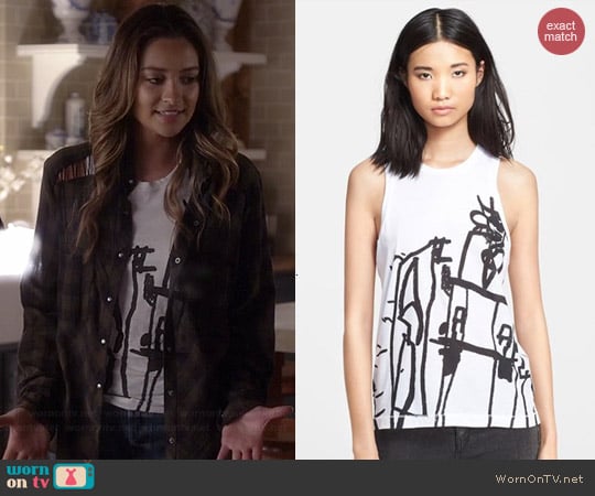 Rag & Bone Noah Tank worn by Shay Mitchell on PLL