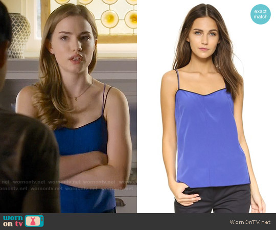 Rag & Bone Patti Camisole worn by Emma Duval (Willa Fitzgerald) on Scream