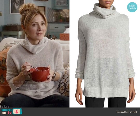 Rag & Bone Philipa Knit Cashmere Turtleneck Sweater worn by Maura Isles (Sasha Alexander) on Rizzoli and Isles